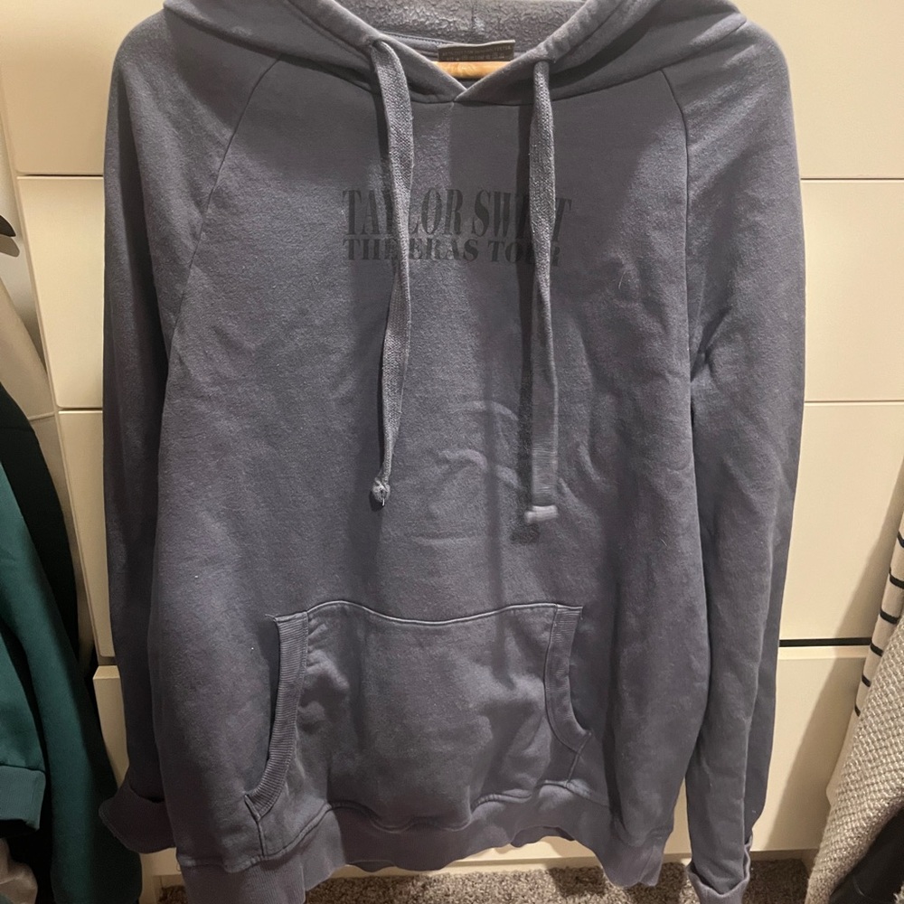 TAYLOR SWIFT ERAS TOUR Pullover Hoodie with Drawstring and Ribbed Cuffs